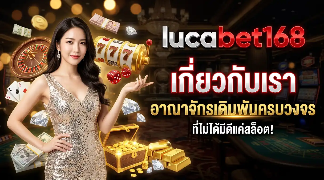 เกี่ยวกับเรา lucabet168 อาณาจักรเดิมพันครบวงจร ที่ไม่ได้มีดีแค่สล็อต